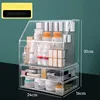 Desktop Cosmetics Storage Box Dust-proof Acrylic Lipstick Large Capacity Box Skincare Dressing Table Drawer Storage Rack ZF336 4