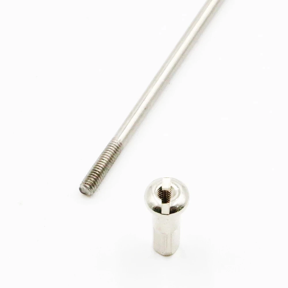 Bicycle Stainless Steel Spokes 5 pcs 13G J Bend Steel Bicycle Spokes Nipples 180/217/220/225/244/167/178mm