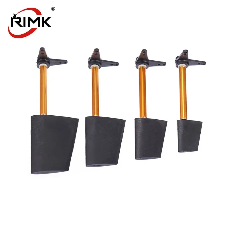 Hochwertiges Nylon-Lenkruder, Kunststoffruder für RC-Boote, Höhe 28 mm/36 mm/44 mm/52 mm, 90 Grad oder 180 Grad oder Einzelarm