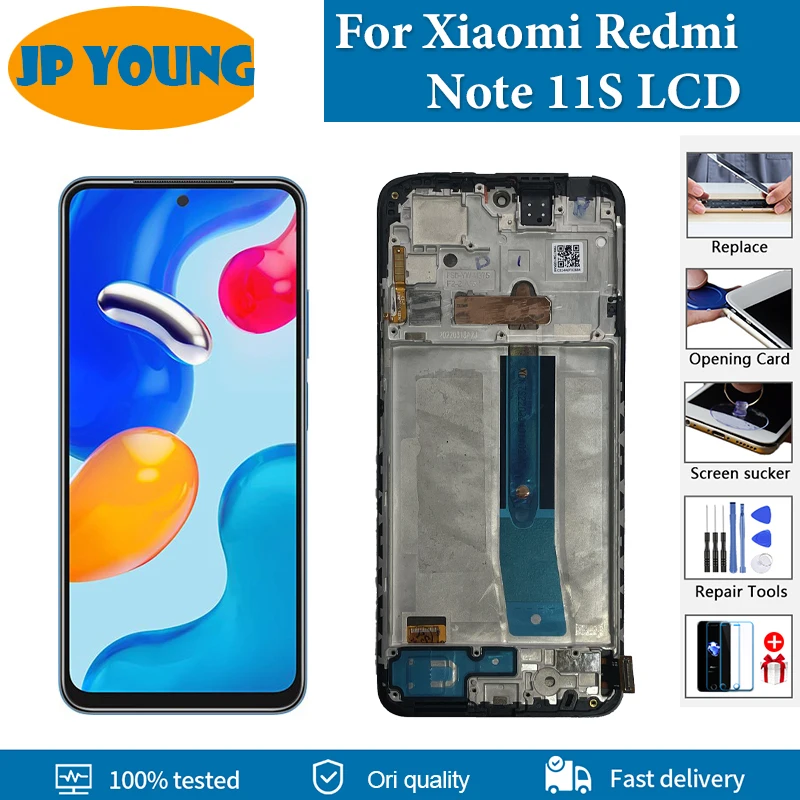 TOUCH SCREEN SCHERMO TFT PER XIAOMI REDMI NOTE 11 4G /POCO M4 PRO 4G