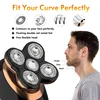 5 In 1 Electric Shaver For Men Bald Head Hair Clipper Nose Trimmer 5 Floating Blade Heads Shaving Beard Knife Rechargeable Razor 4
