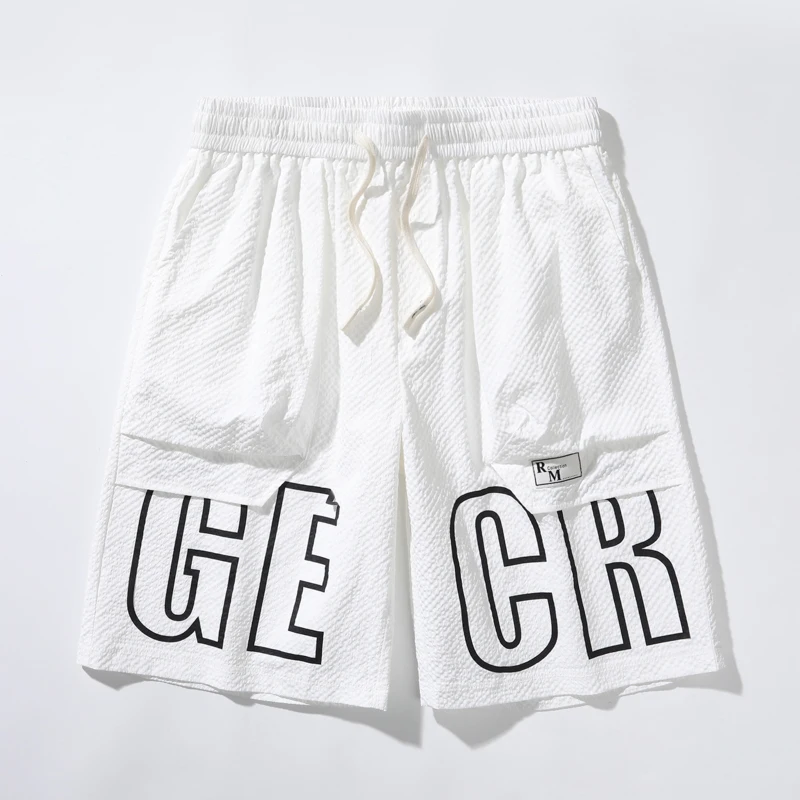 2024 Men Casual Shorts Summer Running Shorts Jogging Sport Short Drawstring Loose Dry Gym Sports Shorts