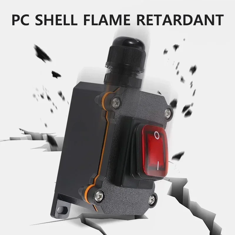 High-Performance Waterproof Switch - Dual Gear IP65 Rainproof Electrical Switch