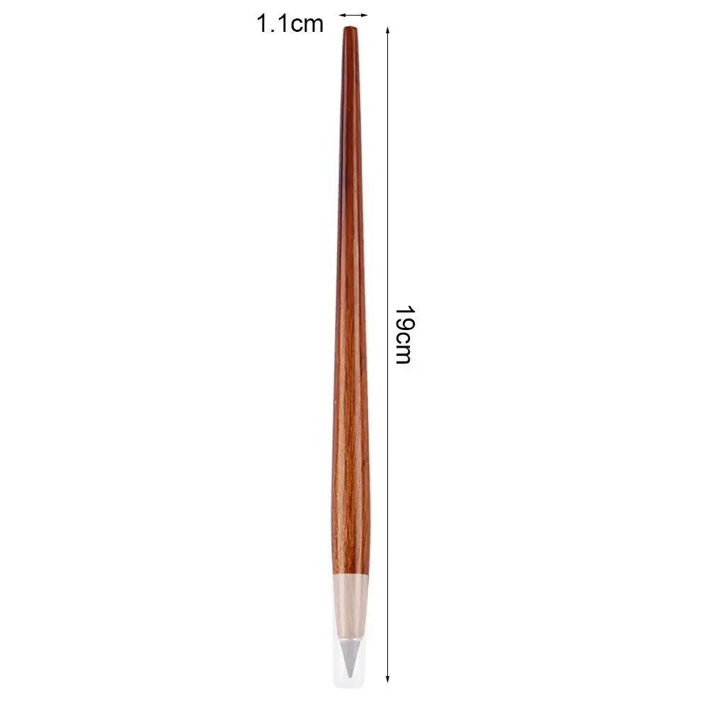 1pc Wooden Unlimited Writing Pencil New Technology No Ink Eternal Pencils Signature Pen Stationery Learning Office Supplies - 6