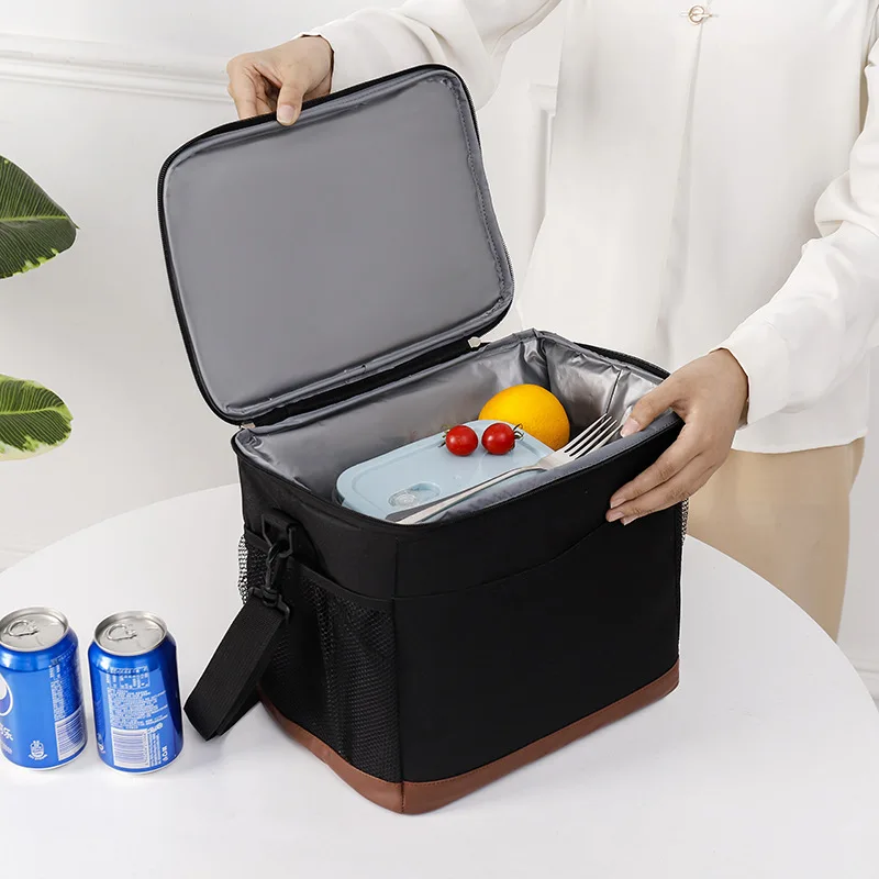 Adult Lunch Box Baglarge Insulated Cooler Bag - Oxford Cloth, Shoulder  Strap, 9l/16l Capacity