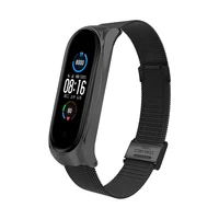 Milanese Strap For Xiaomi Mi Band 5 4 3/5 NFC Smart Wristband Metal Watchband Replaceable Bracelets Correa For Miband 5 4 3 Mi5 2