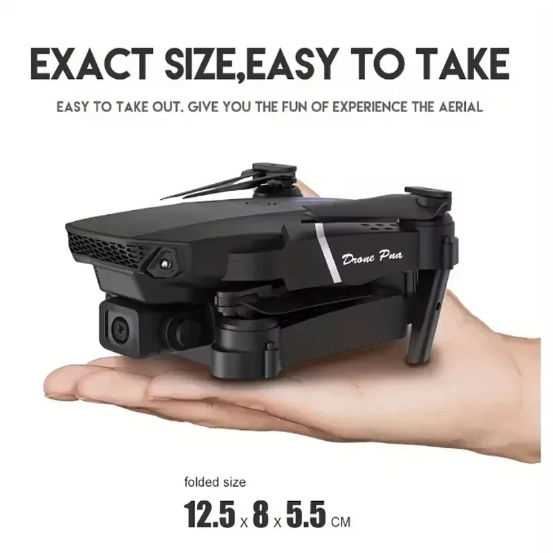 2025 NEW E88 Pro WiFi FPV Drone Wide Angle HD 4K 1080P Camera Height Hold RC Foldable Quadcopter Helicopter Toys Gift New