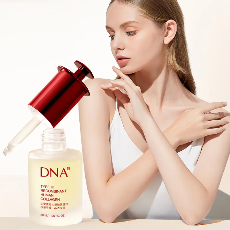 30ml DNA Sodium Recombinant Protein Shrinks Pores Moisturizes Moisturizes Repairs Firms Brightens and Wrinkles essence Skin care