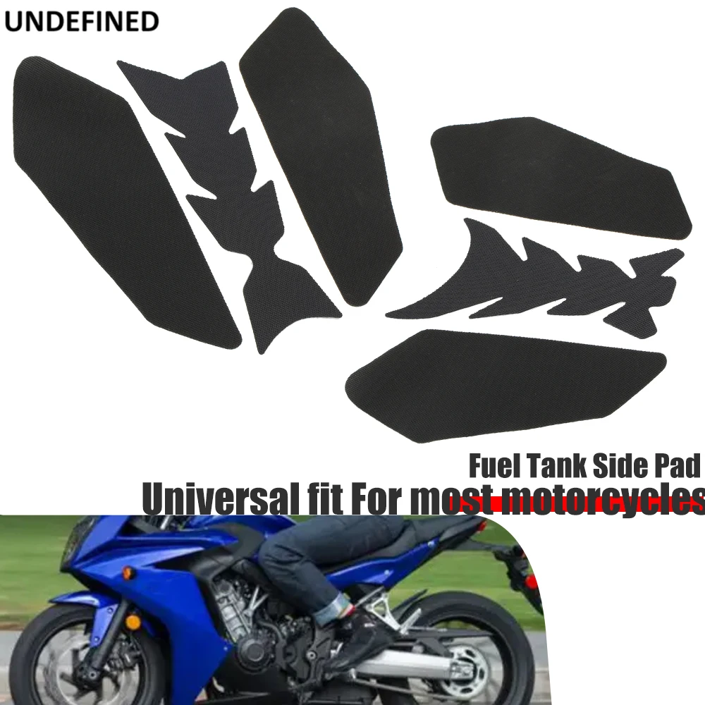 For Honda CB650F CBR650F CB500 600 900 1000R 1100 Motorcycle Tank Traction Pad Side Gas Fuel Knee Grip Protector Decal Anti-Slip