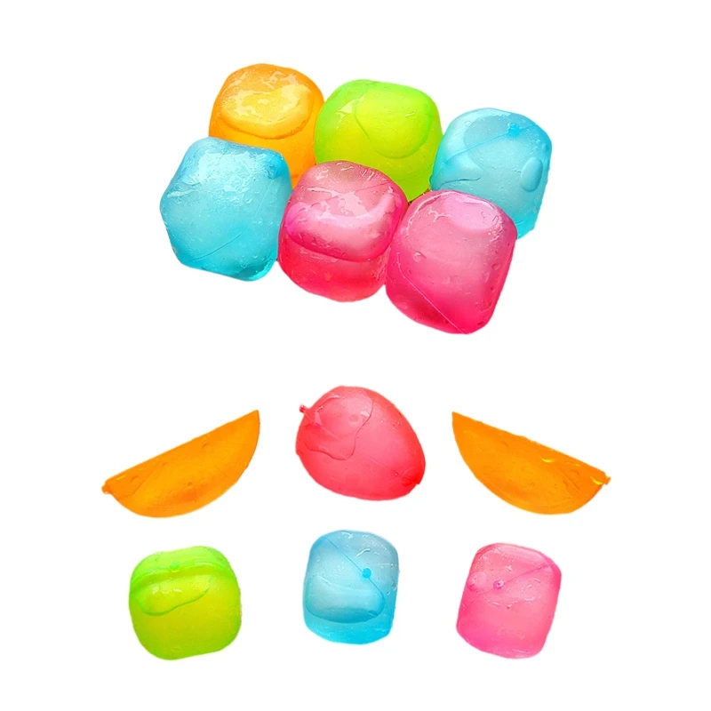 6xPlasticIceCubesWashableIceCubesNonMeltingIceCubesfor