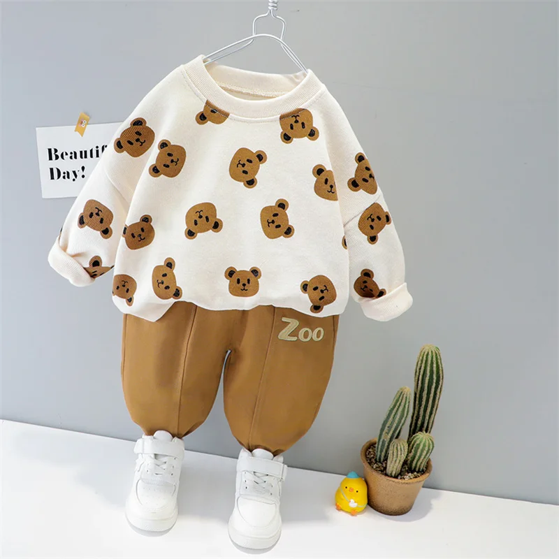 Baby clothing 2-piece set boy girl 0-4 years spring autumn baby boy outfits baby outfits children tracksuit