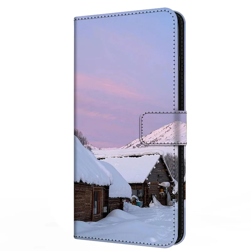 Magnetic Pink Leather Wallet Case - Book Style Flip Cover