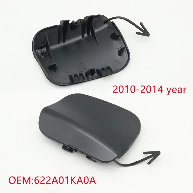 Couvercle De Crochet De Remorquage Avant Pour Nissan Qashqai J10 (2010-2014) - Noir Apprêt, Numéro OE 622A0BR00H