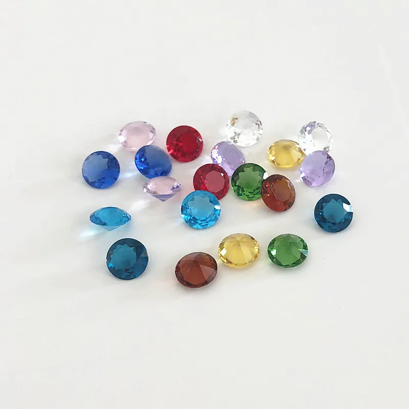 Dimeter Crystal Diamond Rainbow Glass Beads 10MM 10pcs Feng Shui Sphere Crystals Decorative Craft Gift Wedding Home Vase Decor ornament crafts miniature figurines resin ornaments miniature ornament resin crafts crystal ornament crystal stone ornament glass ornament gemstone beads
