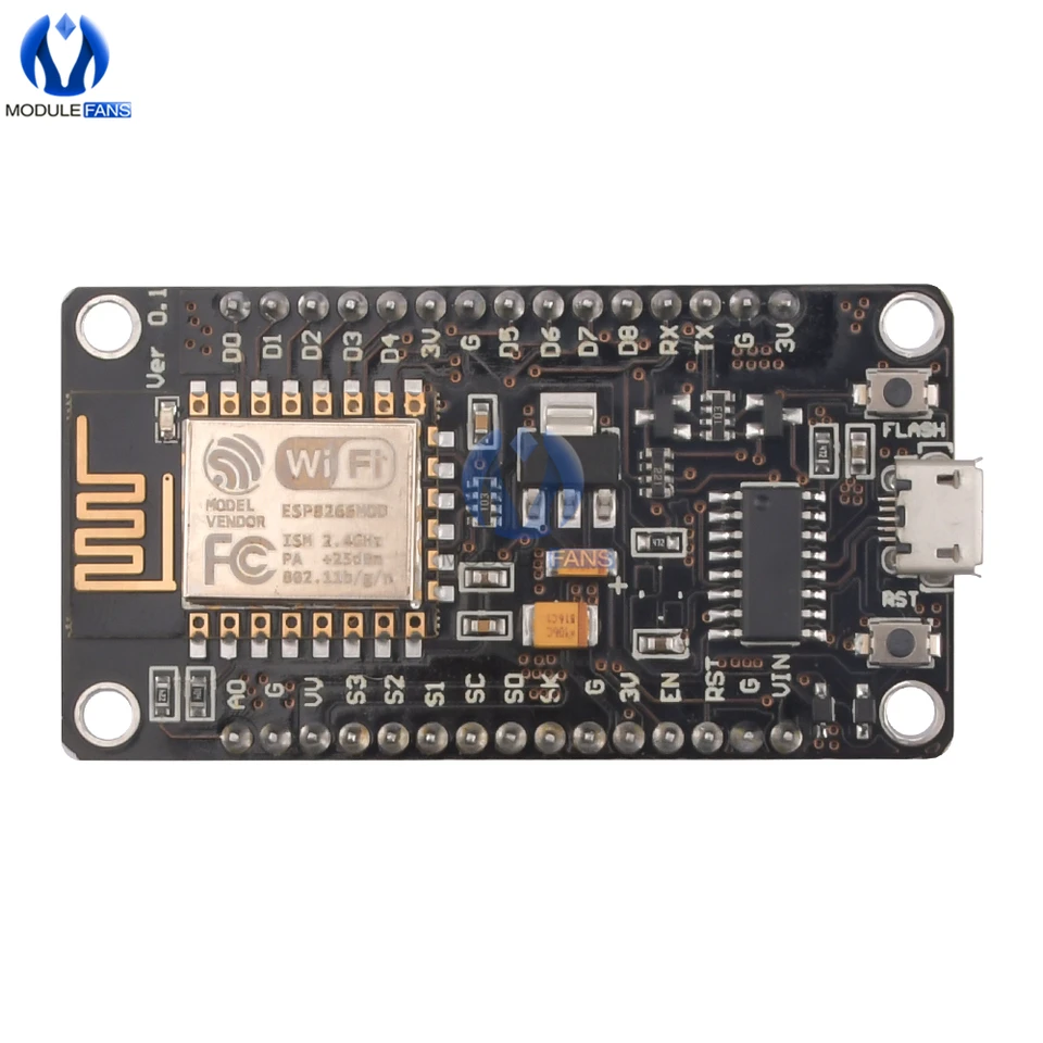 5 Pezzi Scheda NodeMCU ESP8266 Con WiFi - Con CH340G, USB Type-C, Per Progetti IoT E DIY - Foto 4