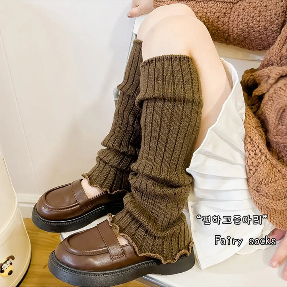 Children Leg Warmers Lolitas Twist Knitted Socks Baby Girls