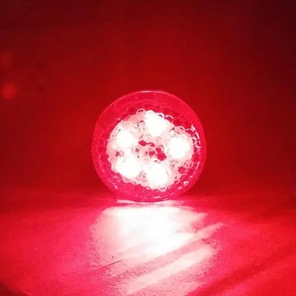 Car Door Light 2PCS Warning Light Anti Collision Flash Red Wireless Alarm Lamp Strobe Turn Signal Parking