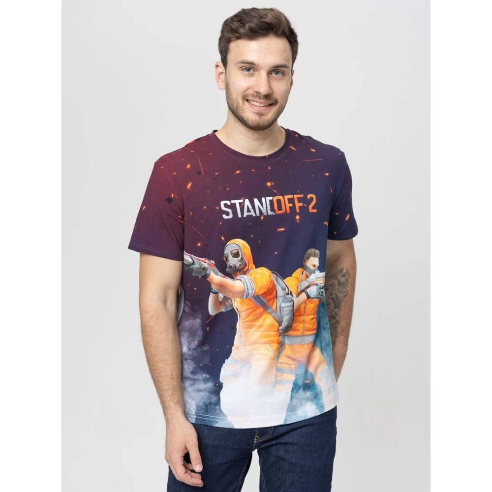T-shirt men's FortyFour MT043 dark purple 100% cotton Male clothing Clothes for walking Tank top Tees Home wear Fashion T Shirts Tops Men s |