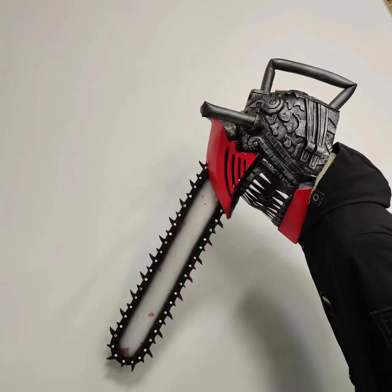 Kettensäge Kopf Abdeckung Erschreckende Maske Elektrische Säge Masken Elektrische Säge Cosplay Kostüm Requisiten Latex Elektrische Säge Kopf Cos Spielzeug – Detail 4