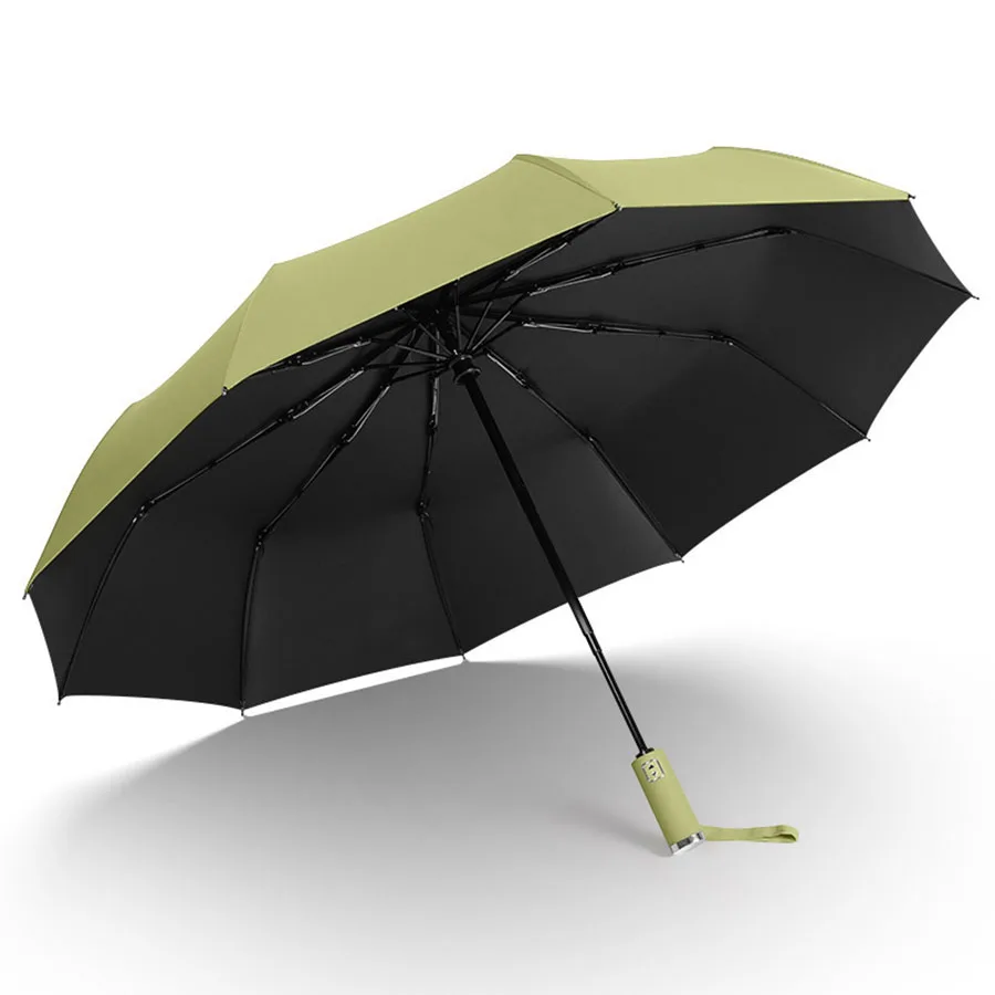 Premium Windproof Automatic Umbrella - UV Protection with Reinforced Design for All-Weather Use