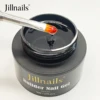 Jillnails Self Leveling Builder Hard Gel for Nails Extension 50g Medium Natural Clear Milky Pink French White Nail 3