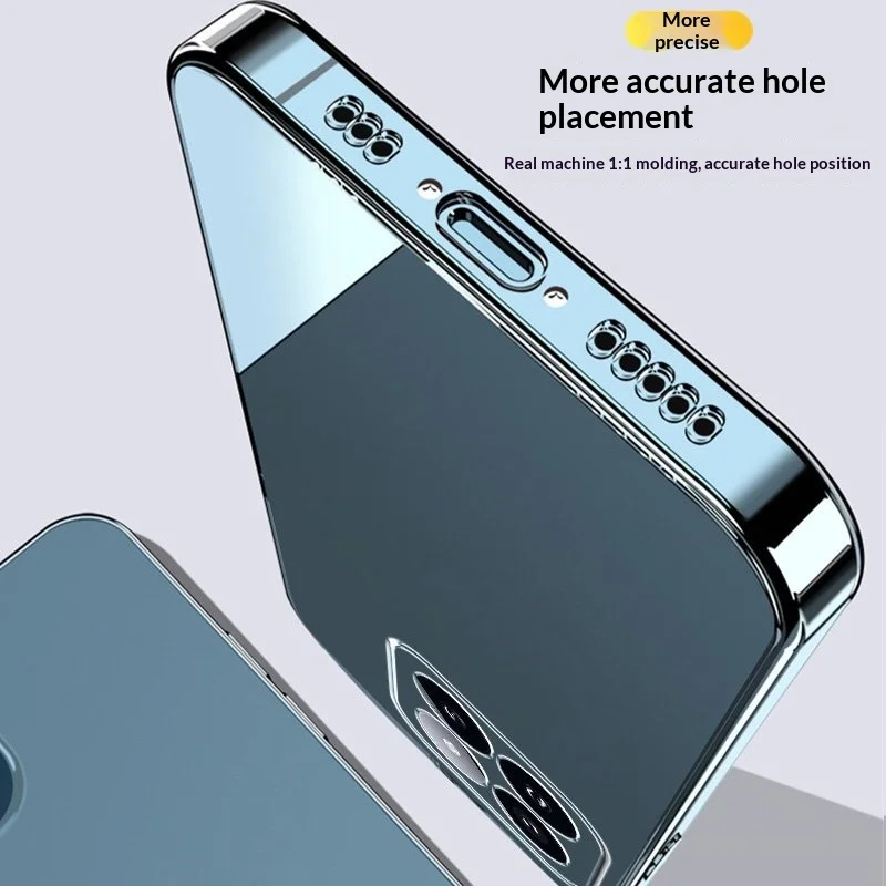 Durable Slim Transparent Shockproof Phone Case - Clear Flexible TPU Cover