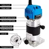 Woodworking Electric Trimmer 30000RPM Wood Milling Engraving Slotting Trimming Machine Hand Carving Router  for 1/4 Inch 6.35mm 3