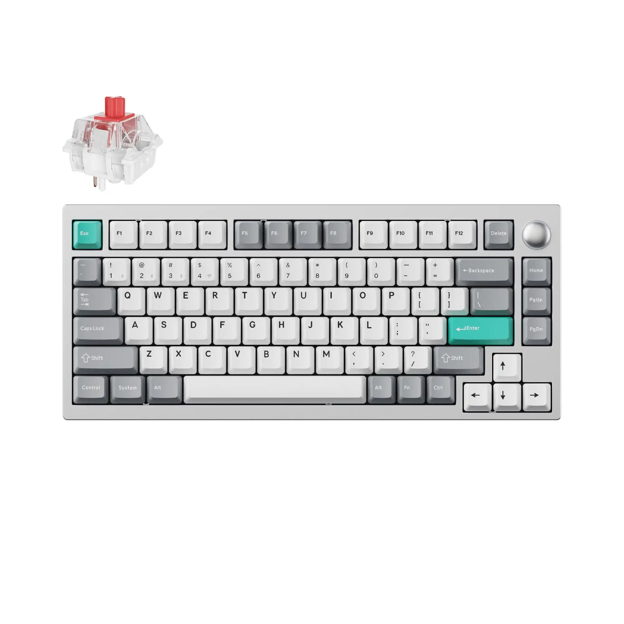 ワイヤレスメカニカルゲーミングキーボードLemokey-P1プロ,CNC機械加工 