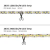 5M 12V LED Strip SMD 2835 LED Tape 120LED/M 240LED/M Ice Blue Warm Cool White 12 volt Flexible Stripe Ribbon Home Decor Light 2
