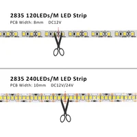 5M 12V LED Strip SMD 2835 LED Tape 120LED/M 240LED/M Ice Blue Warm Cool White 12 volt Flexible Stripe Ribbon Home Decor Light 2