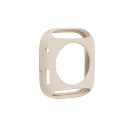 Premium Soft Silicone Protective Case for Smart Watches - All - Around Cover and Bumper Guard (Beige)