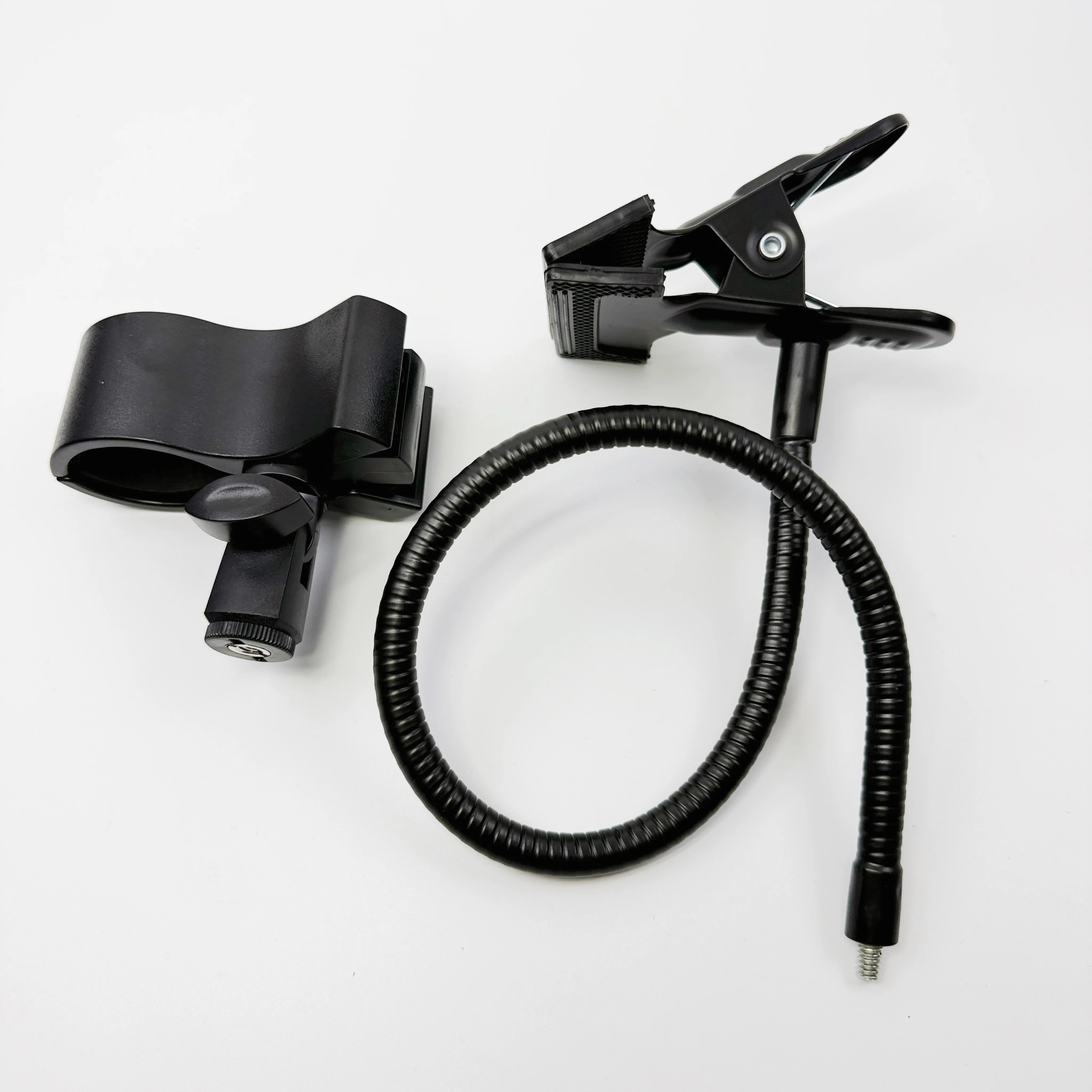 조절 가능한 금속 마이크 홀더: 데스크탑용 유연한 구즈넥이 있는 클램프형 데스크 마이크 마운트