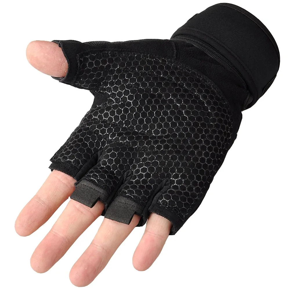 Gym Gloves Fitness Weight Lifting Gloves Body Building Training Sports Exercise Cycling Sport Workout Glove for Men Women M/L/XL 4