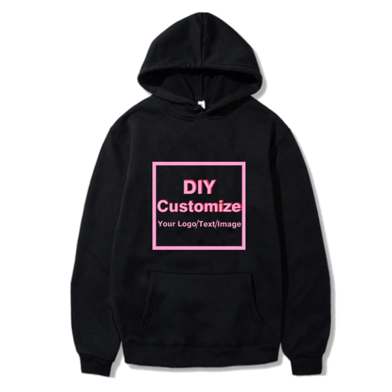 DIY CUSTOM Birthday/Couple Hoodies DIY CUSTOM Text Logo Image Print Sweatshirt Men/Women Casual Corporate clothes Dropshipping 3