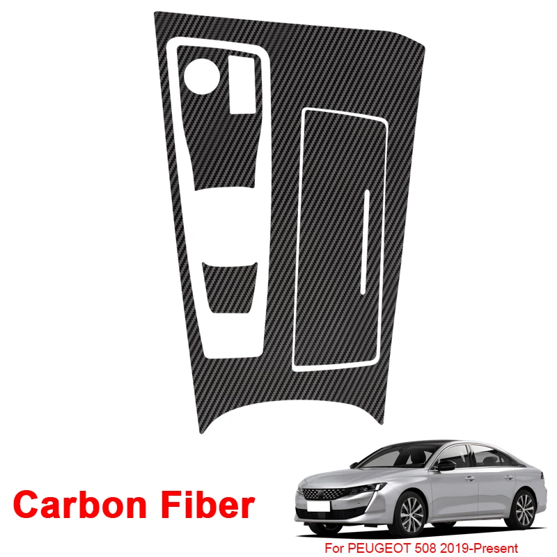 

Car Interior Sticker Gear Shift Panel Sticker For Peugeot 508 2019-2025 Air Conditioning Panel Gear Box Film Auto Accessory