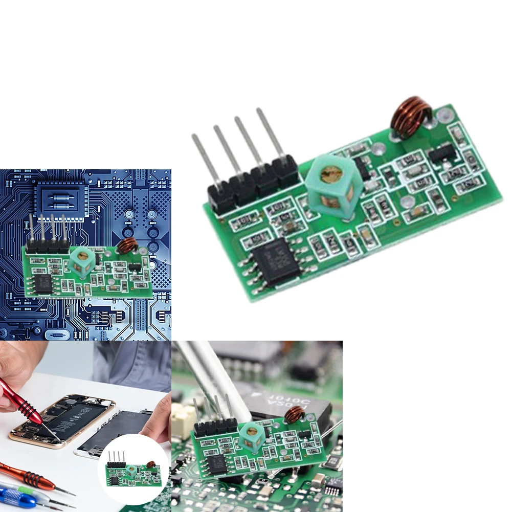315/433 Mhz RF Transmitter Receiver Module 3.5-12V/DC5V Wireless RF Transmitter Receiver Remote Control Module for Arduino DIY