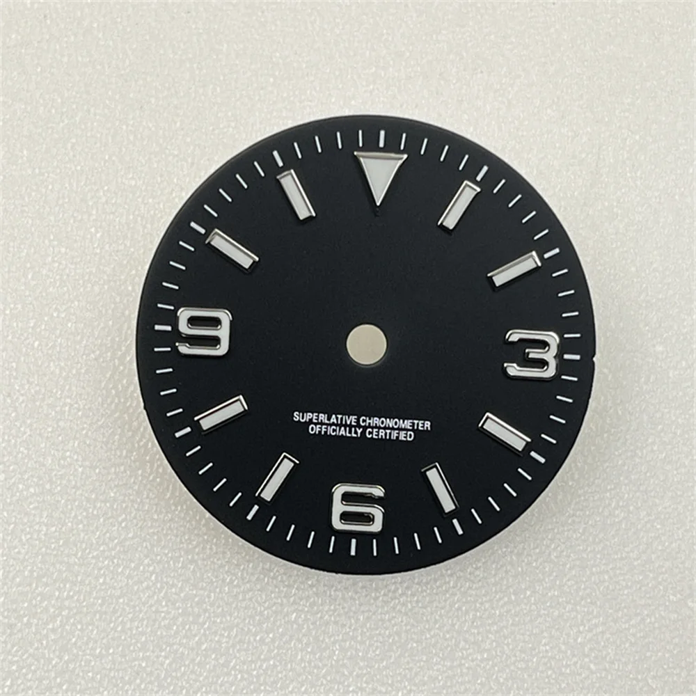 Watch Dial 31MM 28.5MM Blue Luminous for NH35A 4R35 NH34 NH36 Movement Mechanical Wristwatch Accessories