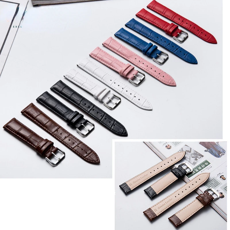Premium Calfskin Leather Watch Strap with Free Tool - Universal Fit