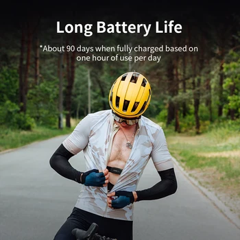 XOSS X2 Pro Heart Rate Sensor Independent Record Chest Strap HRM Monitor Bluetooth ANT+ Health Fitness Smart Bicycle Sensor 5