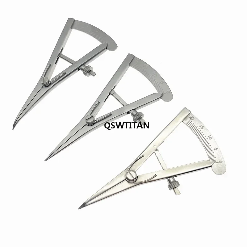 Screw adjustment Castroviejo Caliper Ophthalmic Eye Instrument Surgical measuring gauge 20mm ophthalmic tool,surgical instruments,ophthalmic calipers
