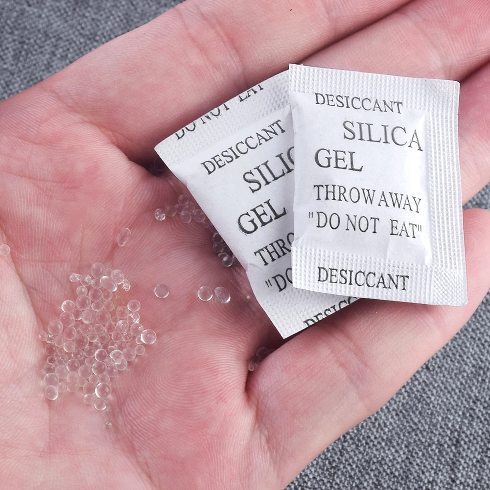 50 Pack 1g Non-toxic Silica Gel Moisture Dehumidifier Absorber Anti Humidade Desiccant For Kitchen Room Clothes Food Storage 6