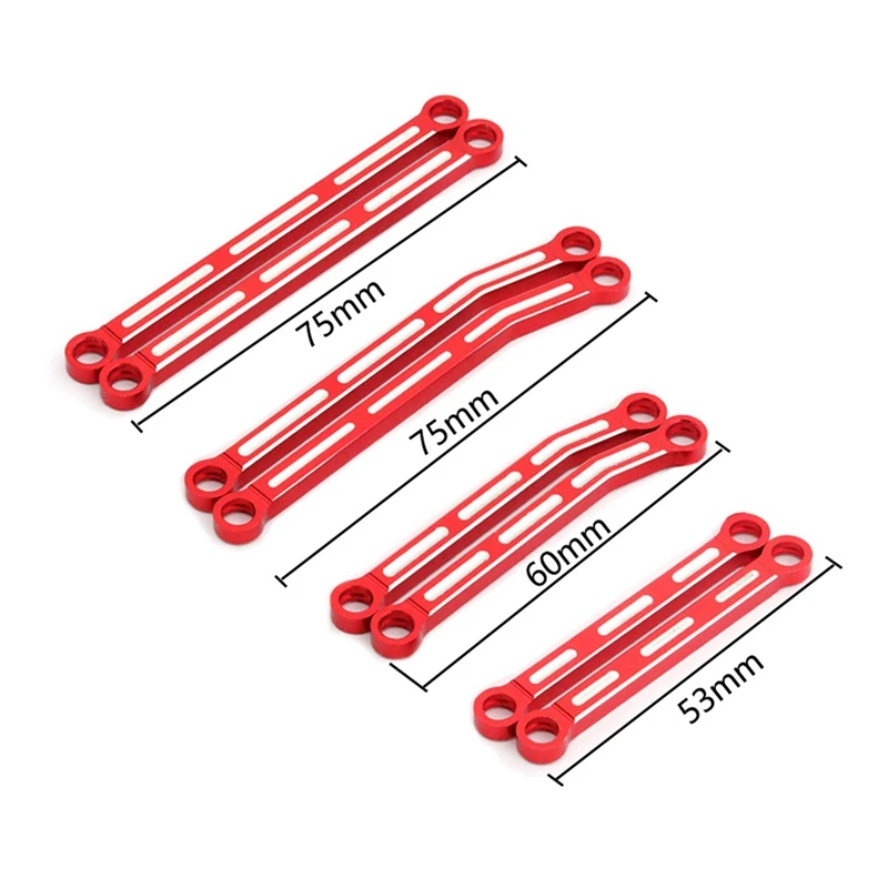 For Traxxas 1/18 TRX-4M Land Rover Defender Ford Fierce Horse Upgraded Aluminum Alloy Tie Rod-A37R