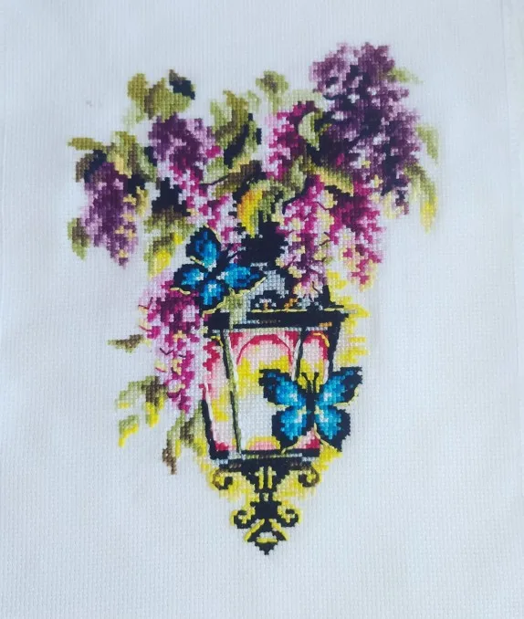 Light of inspiration cross stitch kit flowers 18ct 14ct 11ct cotton silk thread white fabric embroidery DIY handmade needlework cross stitch kit,embroidery hoop,cross stitch tools
