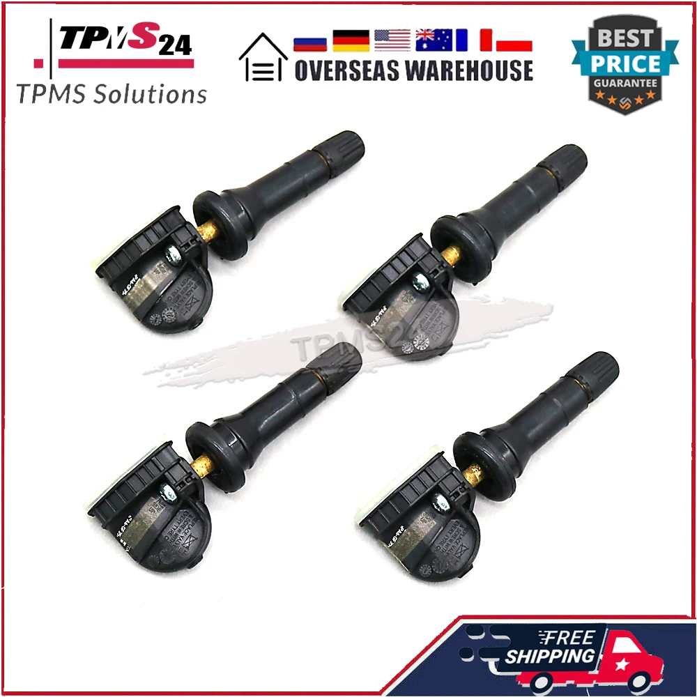 4PCS Tyre Sensor Pressure 433MHz For Ford Focus Kuga Ford Mondeo Mk5