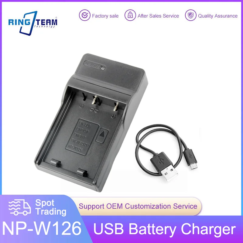 NP-W126 BC-W126 W140 Charger for Fuji X-A1 X-A2 X-A3 X-T30 II X-E2s X-M1 X-Pro1 Pro2 X-T1 IR X-T10 X-T20 X-T30 HS30EXR Camera
