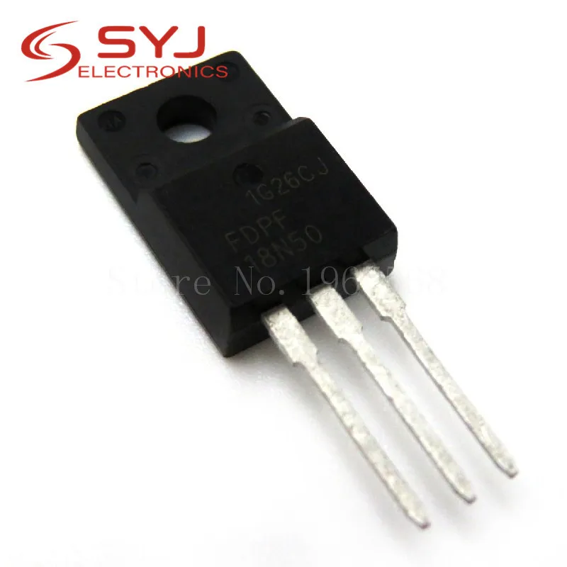 

10 шт./партия FDPF18N50T FDPF18N50 18N50 TO-220F 500V 18A новая Оригинальная фотография