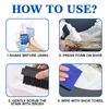 100ml White Shoe Cleaner No-wash Dry Cleaning Foam Decontamination for Suede Sheepskin Matte Shoes Leather Sneakers Care 6