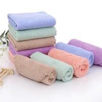 Coral Velvet Face Towel Microfiber Absorbent High-density Square Hand Towel Cleaning Wipes Quick Dry Clean Handkerchief Supplies 2