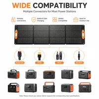 Panneau solaire pliable 200W 420W monocristallin à haute efficacité, kit de chargeur solaire portable et étanche, panneau solaire pliable multi-sorties pour camping en plein air, camping-car, van, station d'alimentation portable hors réseau. 7