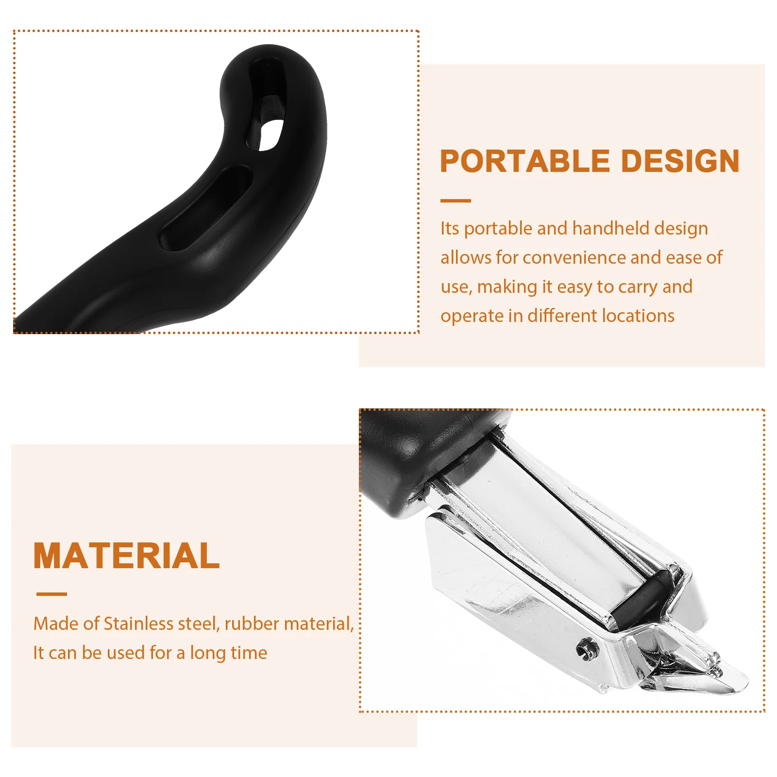 Office Decor Handheld Staple Remover Heavy Duty Staples Nails for Furniture Carpet Tool Upholstery Tools Supplies